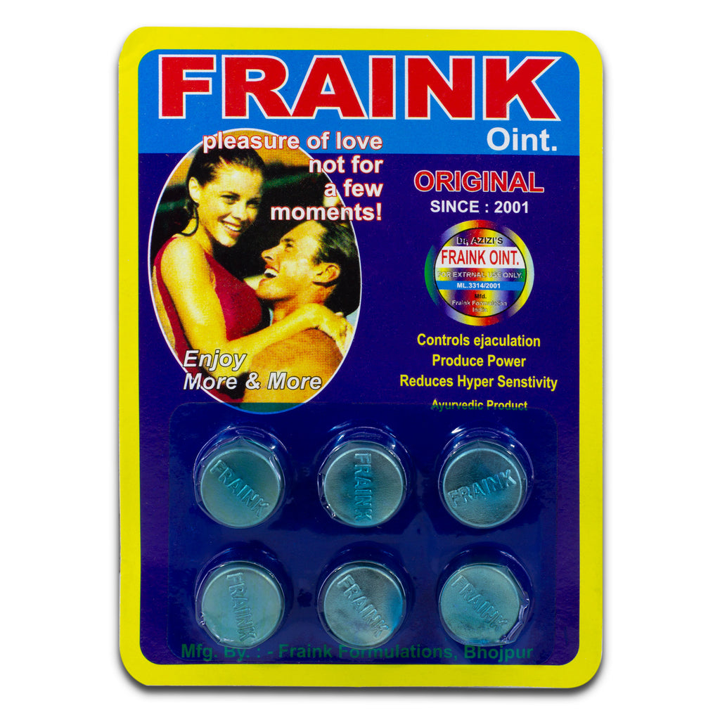 FRAINK Delay Ointment - 6 x 1.5 ml cream pods